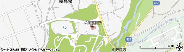 国土交通省関東地方整備局　国営アルプスあづみの公園事務所周辺の地図