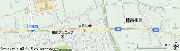 長野県安曇野市穂高柏原2788周辺の地図