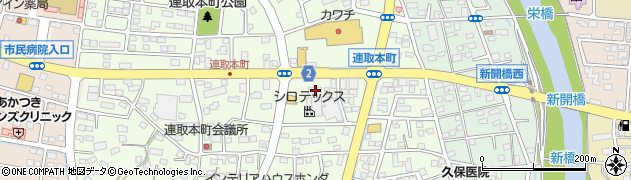 桐生信用金庫伊勢崎西支店周辺の地図