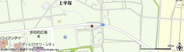 茨城県筑西市上平塚709周辺の地図