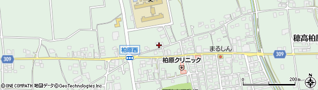 長野県安曇野市穂高柏原2709周辺の地図