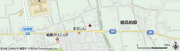 長野県安曇野市穂高柏原2801周辺の地図