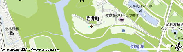 栃木県足利市岩井町周辺の地図