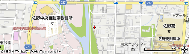 栃木県佐野市天神町970周辺の地図