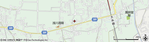 塚原穂高停車場線周辺の地図