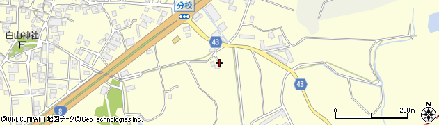 石川県加賀市分校町（ノ）周辺の地図