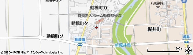 石川県加賀市梶井町（ヤ）周辺の地図