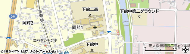 茨城県立下館第二高等学校周辺の地図