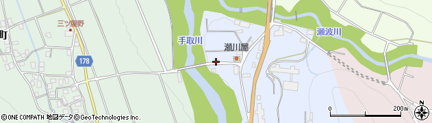 石川県白山市市原（庚）周辺の地図