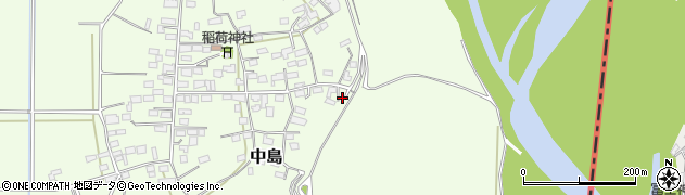 栃木県小山市中島1209周辺の地図