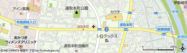 おおぎやラーメン 伊勢崎連取店周辺の地図