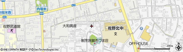 栃木県佐野市富岡町68周辺の地図