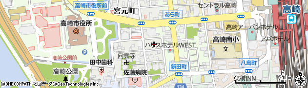 有限会社高崎ハイクリーナー　下横町本店周辺の地図