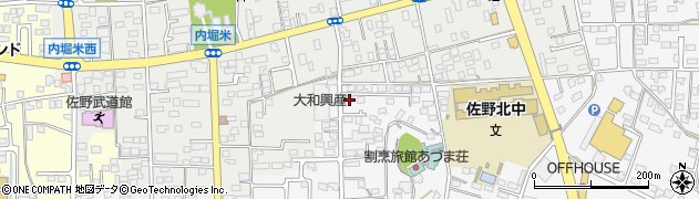 栃木県佐野市富岡町1周辺の地図