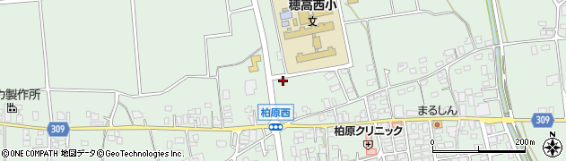 長野県安曇野市穂高柏原2703周辺の地図