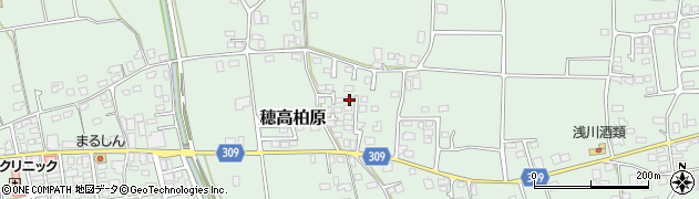 長野県安曇野市穂高柏原642周辺の地図