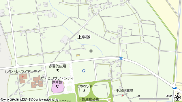 〒308-0067 茨城県筑西市上平塚の地図