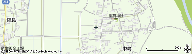 栃木県小山市中島525周辺の地図