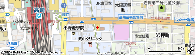ビックカメラ高崎東口店周辺の地図