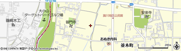 栃木県佐野市並木町周辺の地図