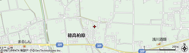 長野県安曇野市穂高柏原644周辺の地図