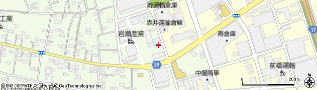 関東プロパン瓦斯株式会社伊勢崎営業所周辺の地図