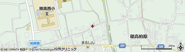 長野県安曇野市穂高柏原2773周辺の地図