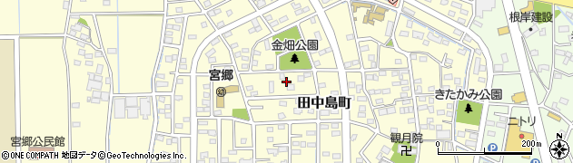群馬県伊勢崎市田中島町周辺の地図