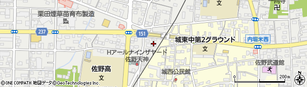 栃木県佐野市天神町605周辺の地図