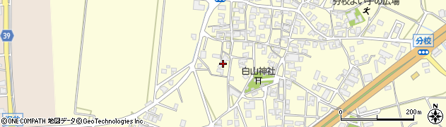 石川県加賀市分校町リ104周辺の地図