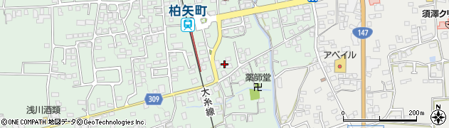 長野県安曇野市穂高柏原1013周辺の地図