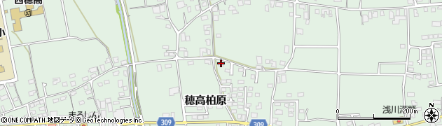 長野県安曇野市穂高柏原637周辺の地図