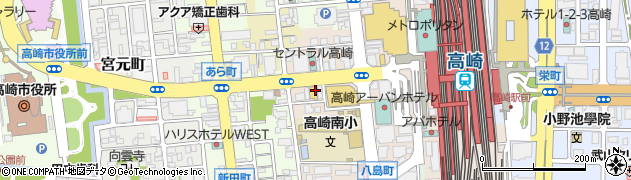 株式会社栄久　高崎営業所周辺の地図