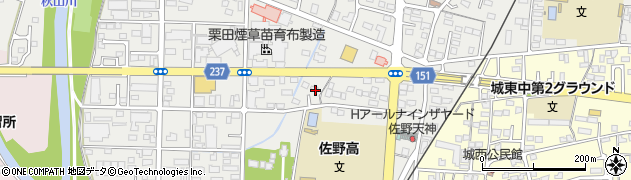 栃木県佐野市天神町757周辺の地図