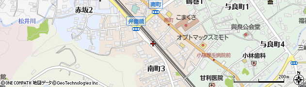 長野県小諸市南町周辺の地図