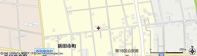 群馬県太田市新田市町145周辺の地図