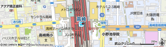 高崎ステーションメンタルクリニック周辺の地図