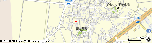 石川県加賀市分校町リ110周辺の地図