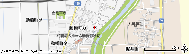 石川県加賀市動橋町カ2周辺の地図