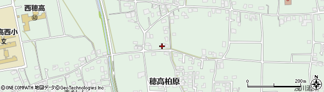 長野県安曇野市穂高柏原1239周辺の地図