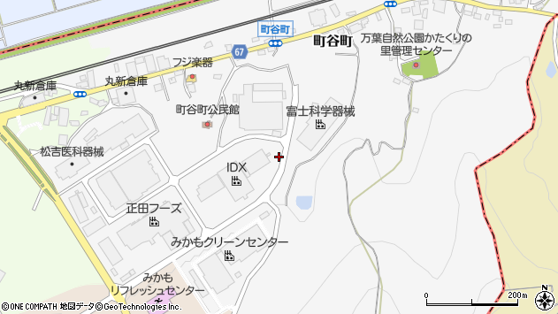〒327-0812 栃木県佐野市町谷町の地図