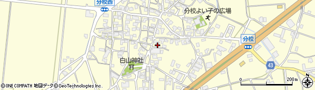 石川県加賀市分校町リ19周辺の地図