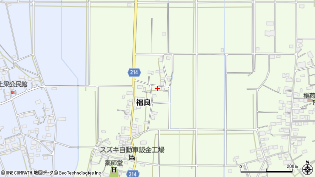 〒323-0155 栃木県小山市福良の地図