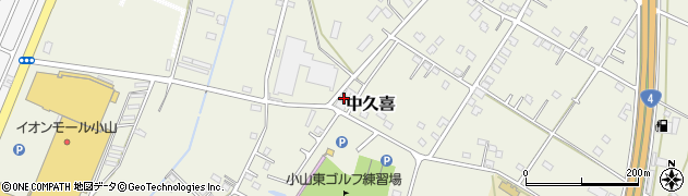 栃木県小山市中久喜1475周辺の地図