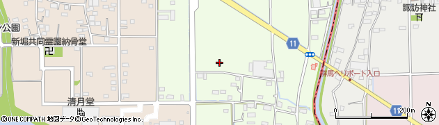群馬県前橋市下阿内町281周辺の地図
