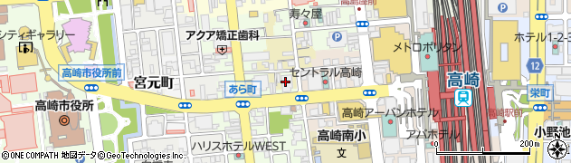 日本ＩＣＳ株式会社高崎営業所周辺の地図