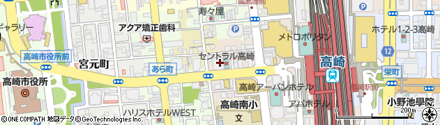 日本ハウズイング株式会社高崎営業所周辺の地図