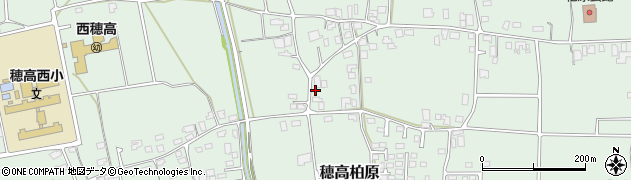 長野県安曇野市穂高柏原1258周辺の地図