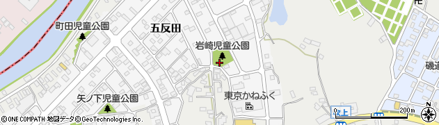 岩崎児童公園周辺の地図