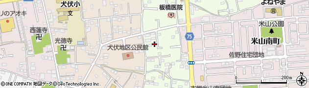 栃木県佐野市犬伏新町1321周辺の地図